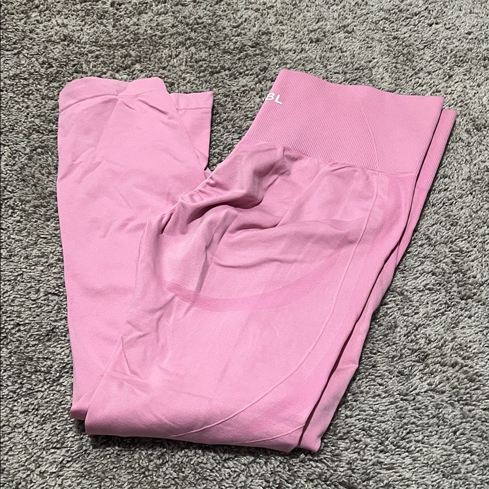 AYBL Ribbed Pink Leggings